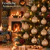 Weihnachtskugeln Glas 12er Set Christbaumkugeln Baumschmuck Produktbild-Vorschau 3