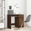 vidaXL Scrivania look rovere marrone 86x49x76 cm materiale Anteprima dell’immagine prodotto 2