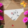 Mr. & Mrs. Panda Klappkarte Handball Trainerin Dankeschön - Produktbild-Vorschau 3