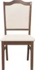 vidaXL Sedie da pranzo con cuscino 2 pz. Legno massiccio Anteprima dell’immagine prodotto 5