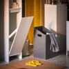 SoBuy BZR158-W Hochschrank Badschrank mit Wäschesack Produktbild-Vorschau 9