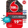 Vodafone Prepaid CallYa Allnet L | 100 GB | 20 EUR Guthaben Produktbild-Vorschau 1