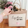 Jute Tasche Erzieherin mit Herz bedruckt, Jutetasche M Produktbild-Vorschau 9