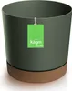 Blumentopf Pflanztopf mit Untersetzer Ø 24cm in Grün Produktbild-Vorschau 1