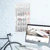 4 Monatskalender 2027 Wandkalender mit rotem Datumsschieber Produktbild-Vorschau 4