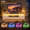 Mueble de TV INONEFT de 180 cm con LED y USB, mueble de TV Vista previa de la imagen del producto 3