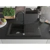 Mexen Cesar 1 Becken-Granitspüle mit Abtropffläche und Produktbild-Vorschau 3