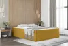 Boxspringbett Schlafzimmerbett PRIMA 180x200cm Stoff Gelb Produktbild-Vorschau 1