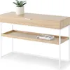 A console table with a shelf and a drawer, displayed against a white background. Produktbild-Vorschau