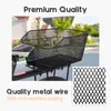 Zadní košík na kolo 40 x 30 x 20 cm Kovový drátěný košík na Náhled obrázku produktu 12