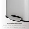 Vidacharmy Cubo de Reciclaje 20 L de Acero Inoxidable Produktbild-Vorschau 6
