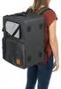 TRIXIE Rucksack & Tasche Tara 2 in 1 - grau/blau - 25 × 38 Produktbild-Vorschau 8