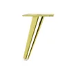 Möbelfuß Metall 13 cm Gold Konisch – Luxus Schrankfuß Produktbild-Vorschau 1