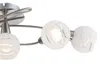 Globo Lighting Deckenleuchte Metall Nickel matt, 5x E14 LED Produktbild-Vorschau 6