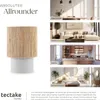 tectake® Tischleuchte Klea Boho-Stil, Wickeltechnik, 60 W Produktbild-Vorschau 4