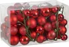 Sada 80 ozdôb: girlanda s ozdobami červená 180 cm Náhľad obrázku produktu 2