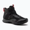 A black hiking boot with red accents is shown against a white background. Voir les images du produit