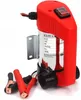 A red and black electric oil pump with alligator clips for power connection. Náhled obrázku produktu