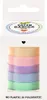 Folia Geschenkband PASTELL satiniert pink orange gelb gruen Produktbild-Vorschau 3