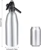 Soda-Maker – Tragbarer Siphon – 1 l – Aluminium – Für Produktbild-Vorschau 2