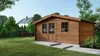 Abri de jardin en bois - 12m2 - 4x3m - Traité - Ep. 28mm - Voir les images du produit 1