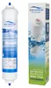 A refrigerator water filter and its packaging are displayed side-by-side against a white background. Náhled obrázku produktu