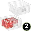 mDesign Allzweckkorb Aufbewahrung Drahtkorb Organizer Produktbild-Vorschau 4
