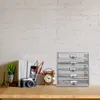 Relaxdays Schubladenbox, 5 Schubfächer, für Din A4 Produktbild-Vorschau 2