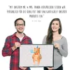 Mr. & Mrs. Panda Schmutzfangteppich Bär Geburtstag 50 x 75 Produktbild-Vorschau 4