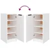 vidaXL Scarpiera bianca 30x35x70 cm Materiale ligneo Anteprima dell’immagine prodotto 9