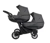 Kunert passeggino gemellare 3in1 BOOSTER con telaio nero e Anteprima dell’immagine prodotto 4