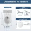 Puluomis Toilettensitz mit Fernbedienung, Warmluft, Produktbild-Vorschau 7