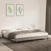 vidaXL Bettgestell ohne Matratze Hellgrau 200x200 cm Samt Produktbild-Vorschau 2