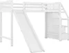 Hochbett mit Lattenrost, Rausfallschutz, Treppe und Produktbild-Vorschau 9