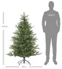 HOMCOM künstlich Weihnachtsbaum 150cm Christbaum mit 1724 Produktbild-Vorschau 3