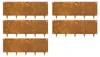 Bordatura per prato in acciaio Corten 40 x 106 cm Anteprima dell’immagine prodotto 1