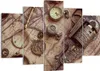 Bild auf Leinwand - Leinwandbild - 5 Teile - Kartographie Produktbild-Vorschau 1
