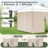 Pavillon Seitenteile 3x3m, Seitenwände für Gartenpavillon Produktbild-Vorschau 3