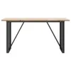 vidaXL Table de salle à manger O-cadres 160x80x75,5 cm pin Voir les images du produit 4