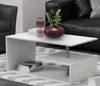 Konferenční stolek, 90 x 50 x 41 cm, bílá Náhled obrázku produktu 4