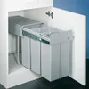 WESCO Einbau-Abfalleimer 3x10ltr. 38,5cm alugrau Produktbild-Vorschau 11