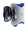 A white and blue 3D maker device with its lid open, showing a reflective interior. Podgląd zdjęcia produktu