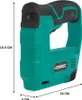 Vonroc Akku Tacker & Nagelpistole - 2in1 Tacker für Holz, Produktbild-Vorschau 3