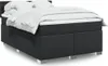 Maison Exclusive - Boxspringbett mit Matratze Schwarz Produktbild-Vorschau 1