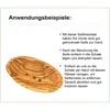 Seifenschale OVAL klein 13 cm mit Rille auf der Rückseite Produktbild-Vorschau 5