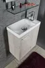 AGOS lavabo in marmo fuso senza sfioratore 40x22 cm, Anteprima dell’immagine prodotto 6