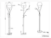 Trio 478310232 Chris LED Stehleuchte 18W ⌀30cm dimmbar Produktbild-Vorschau 2