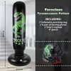 A product image showing an inflatable punching bag with a dinosaur design and a pair of boxing gloves. Produktbild-Vorschau
