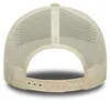 New Era 9FORTY Trucker Cap Leather Patch light beige Produktbild-Vorschau 4