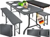KESSER® Bierzeltgarnitur 3-teilig Set Tisch & 2x Bank | Produktbild-Vorschau 1